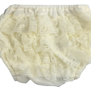 Ruffle Bottoms Lace – Ivory