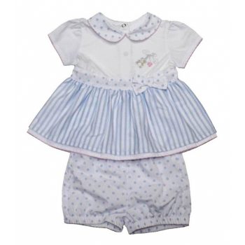 Baby Girl Dress – Poker Dot Dress & Bloomer Set