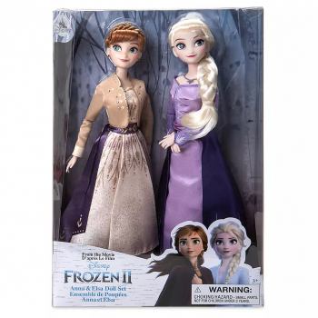 Disney Store Official Frozen 2 Doll Set – Elsa & Anna