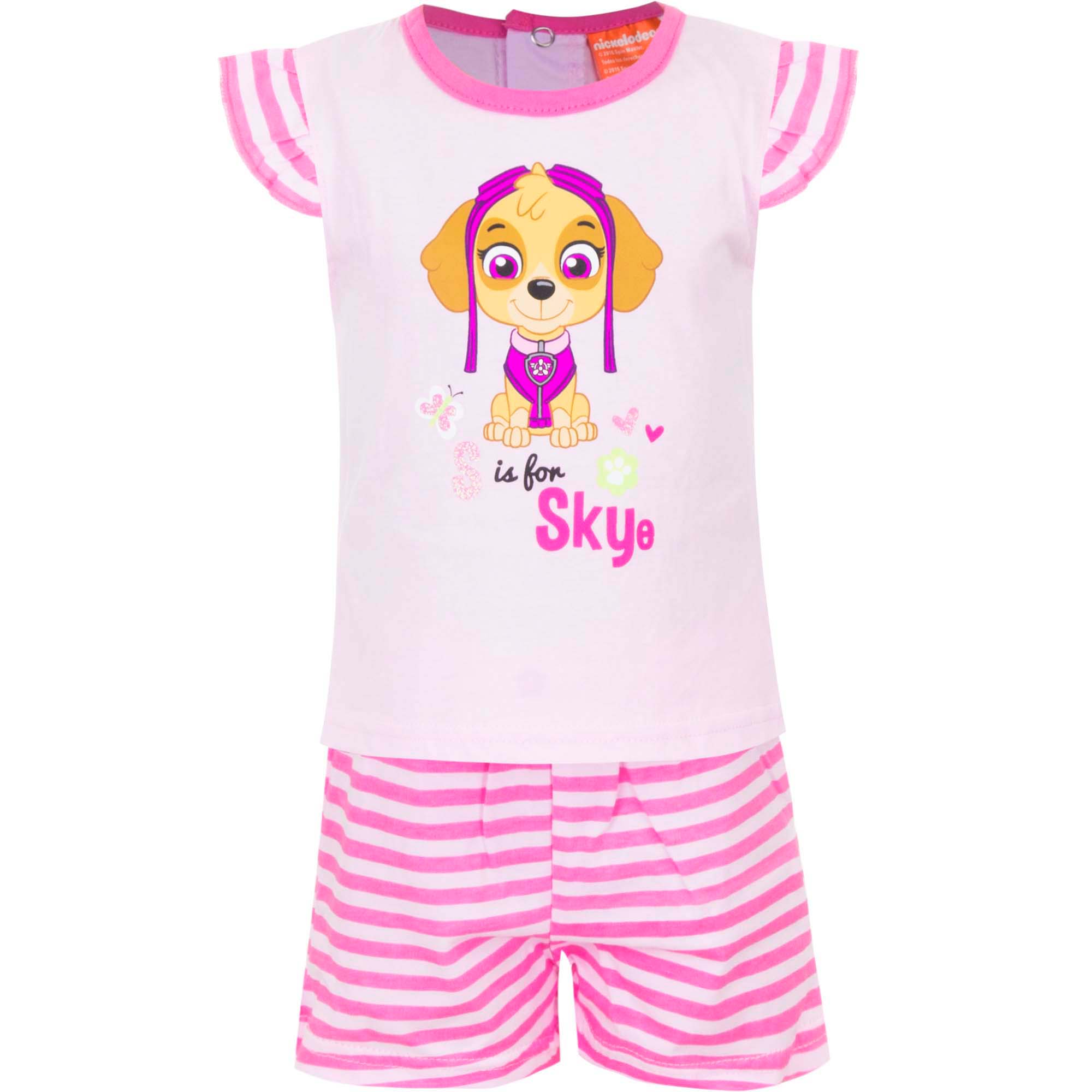 Paw Patrol Skye Baby Girl's Pink Bodysuit and Bib Set 