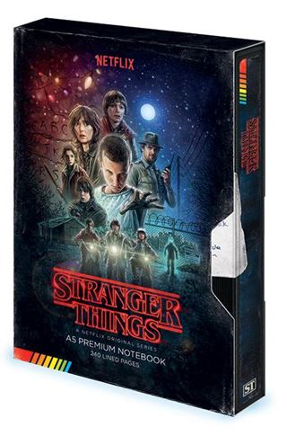 Stranger Things VHS Notebook
