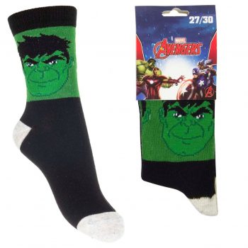 Socks – Marvel Avengers Crew Cut – Boys The Hulk