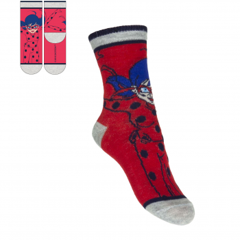 Socks – Miraculous Ladybug – Girls Red