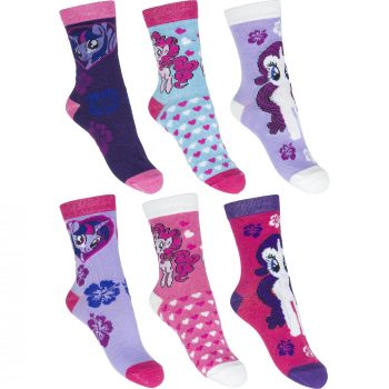 Socks – My Little Pony – Girls 3 pack Pink or Purple